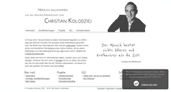 Desktop Screenshot of christian-kolodziej.de